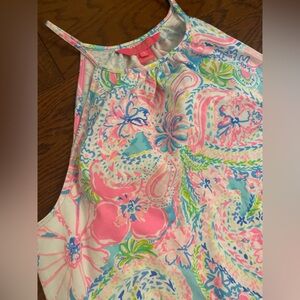 Lilly Pulitzer midi dress in EUC no belt MEDIUM